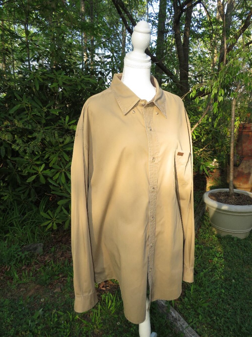 Carhartt 2XL Heavyweight Canvas Work Shirt – Clean Label Certified, V‑Corp